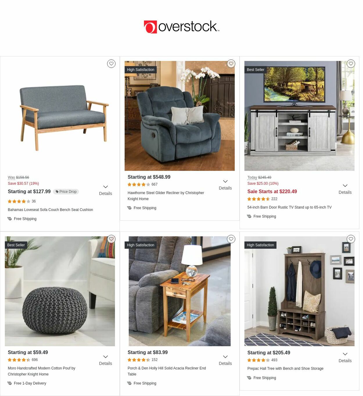 Overstock Ad from 09/24/2022