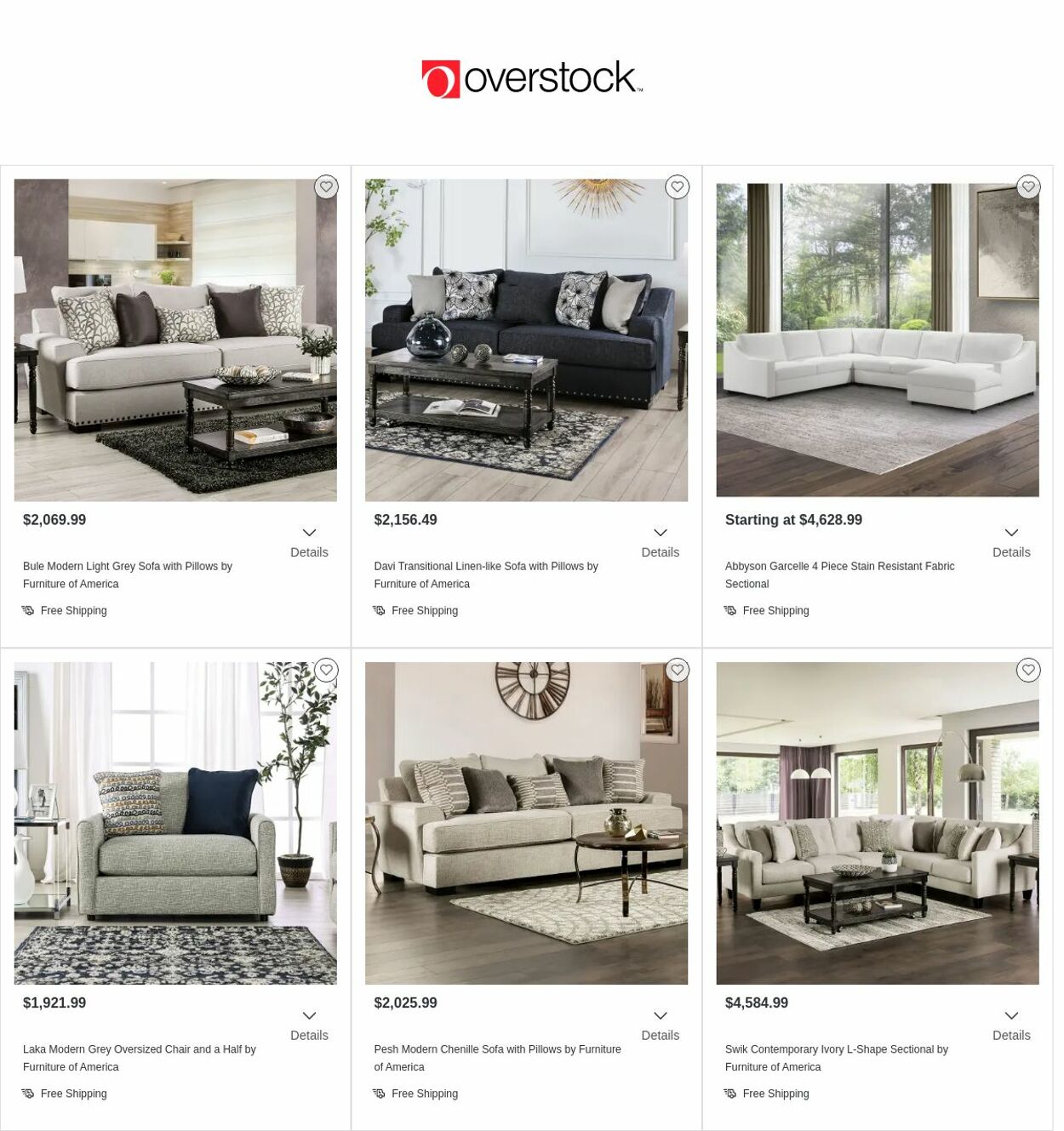 Overstock Ad from 10/20/2022