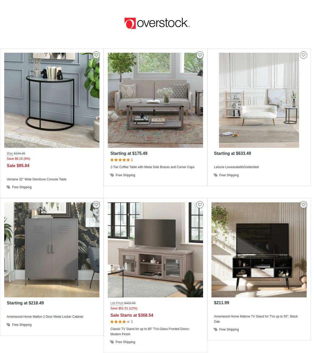 Overstock Ad from 05/04/2023