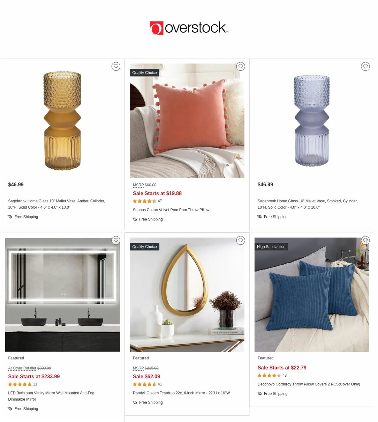 Overstock Ad from 05/04/2023