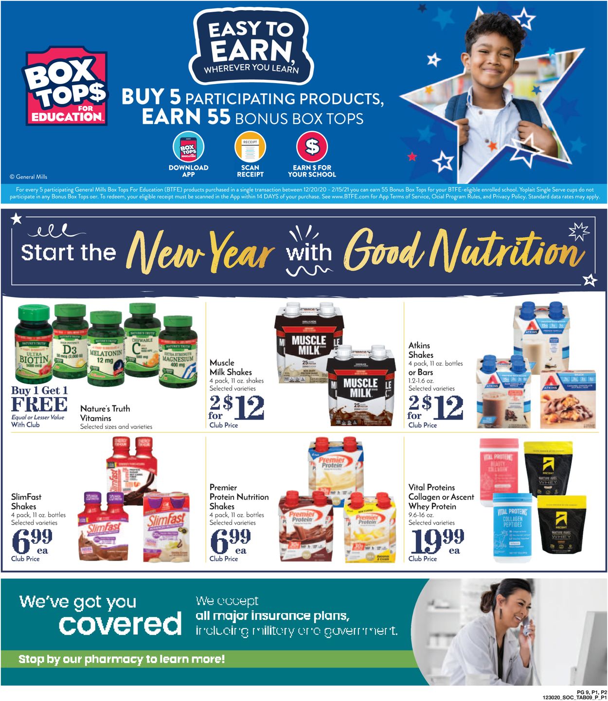 Pavilions Ad from 12/30/2020
