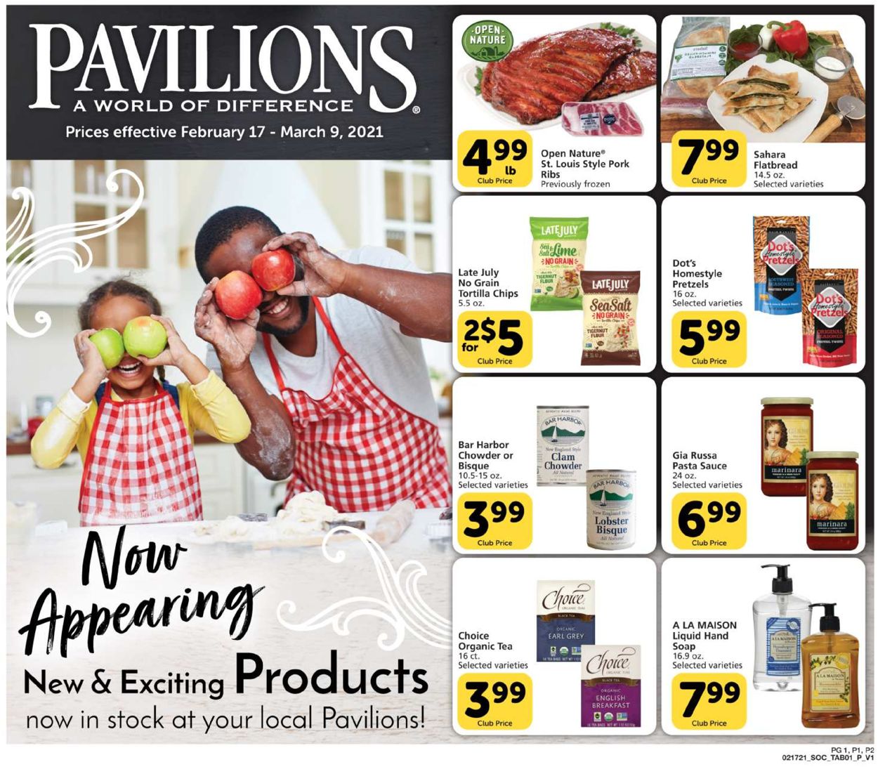 Pavilions Ad from 02/17/2021