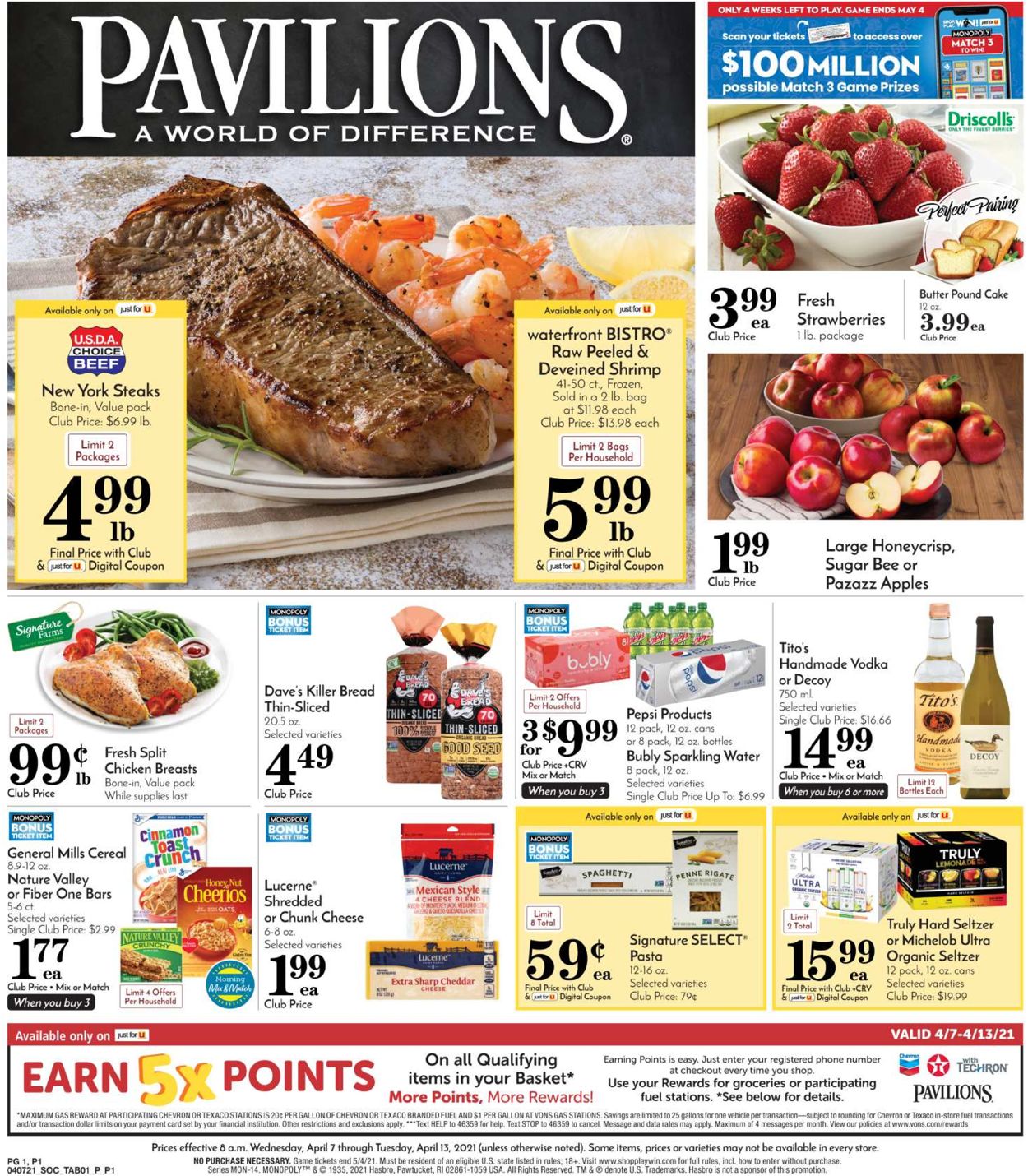 Pavilions Ad from 04/07/2021