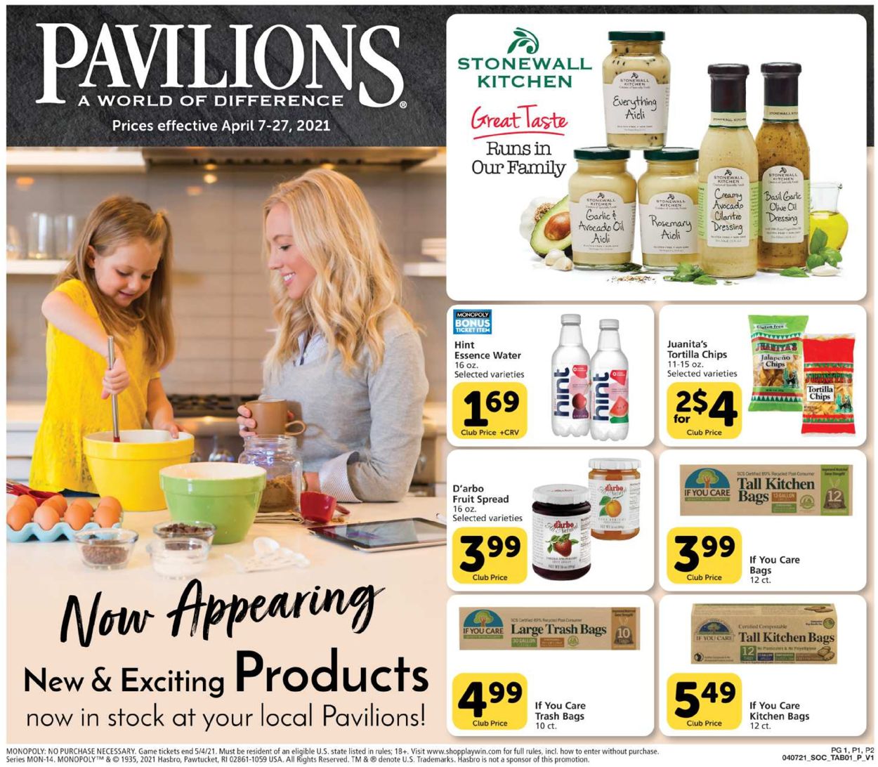 Pavilions Ad from 04/07/2021