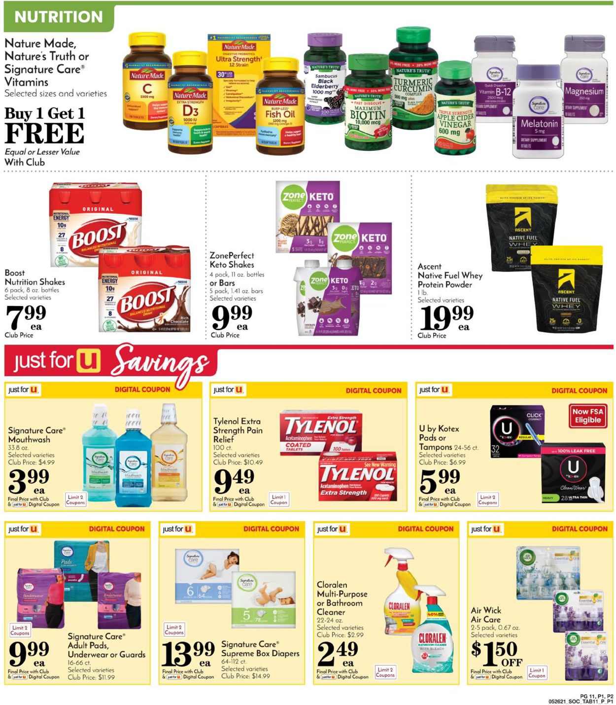 Pavilions Ad from 05/26/2021