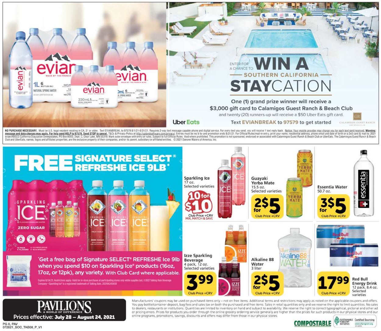Pavilions Ad from 07/28/2021