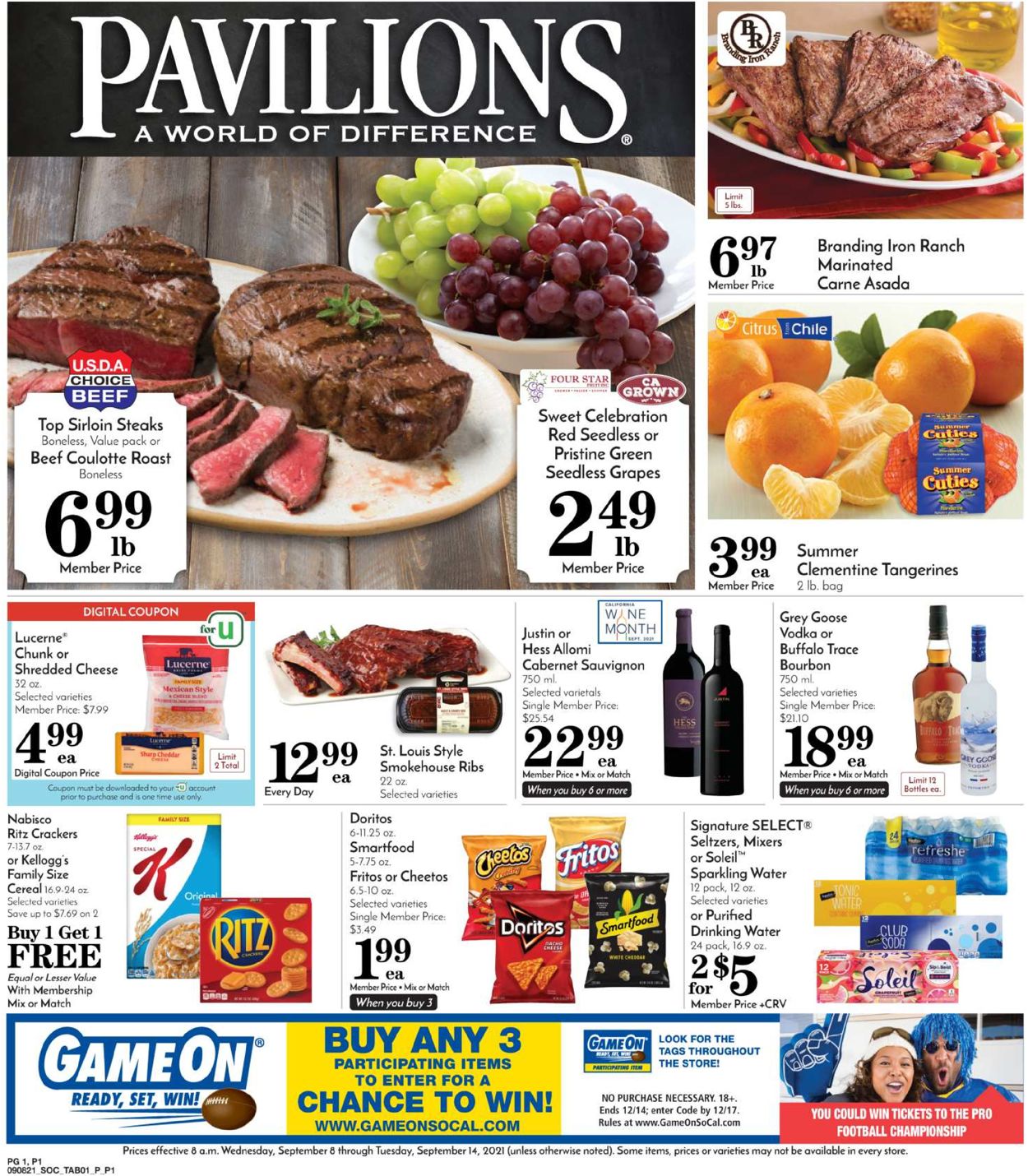 Pavilions Ad from 09/08/2021