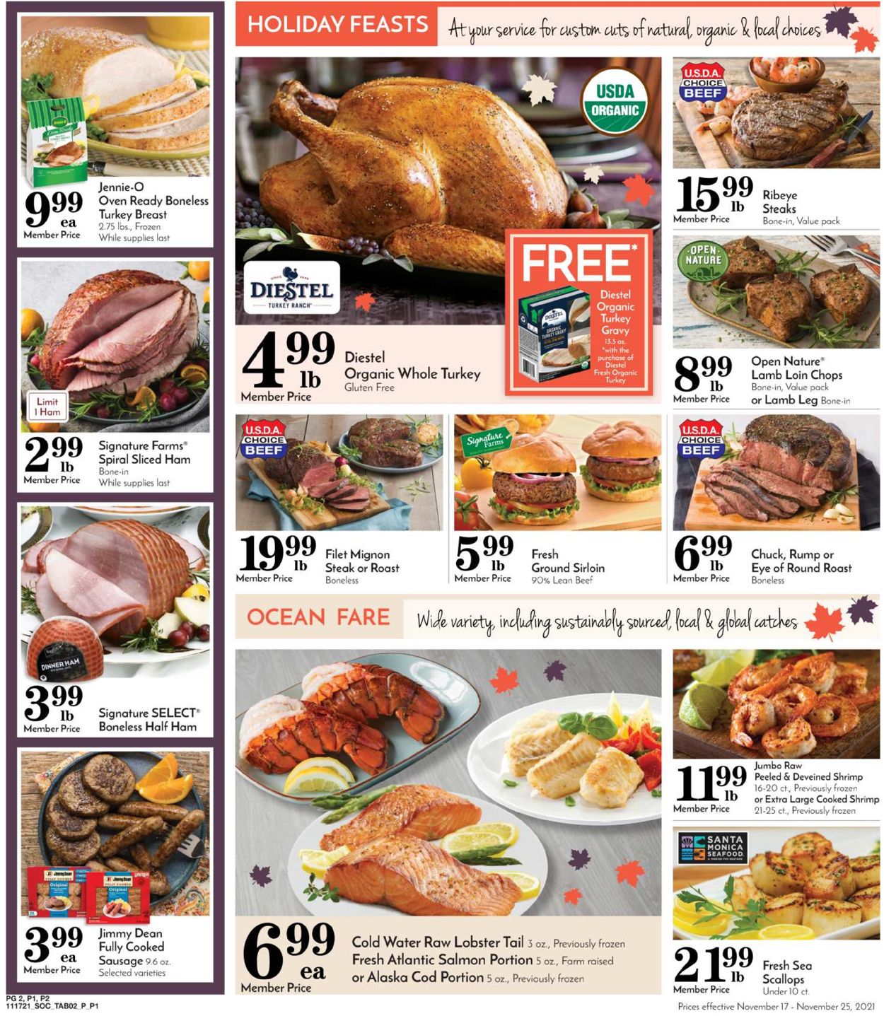 Pavilions Ad from 11/17/2021