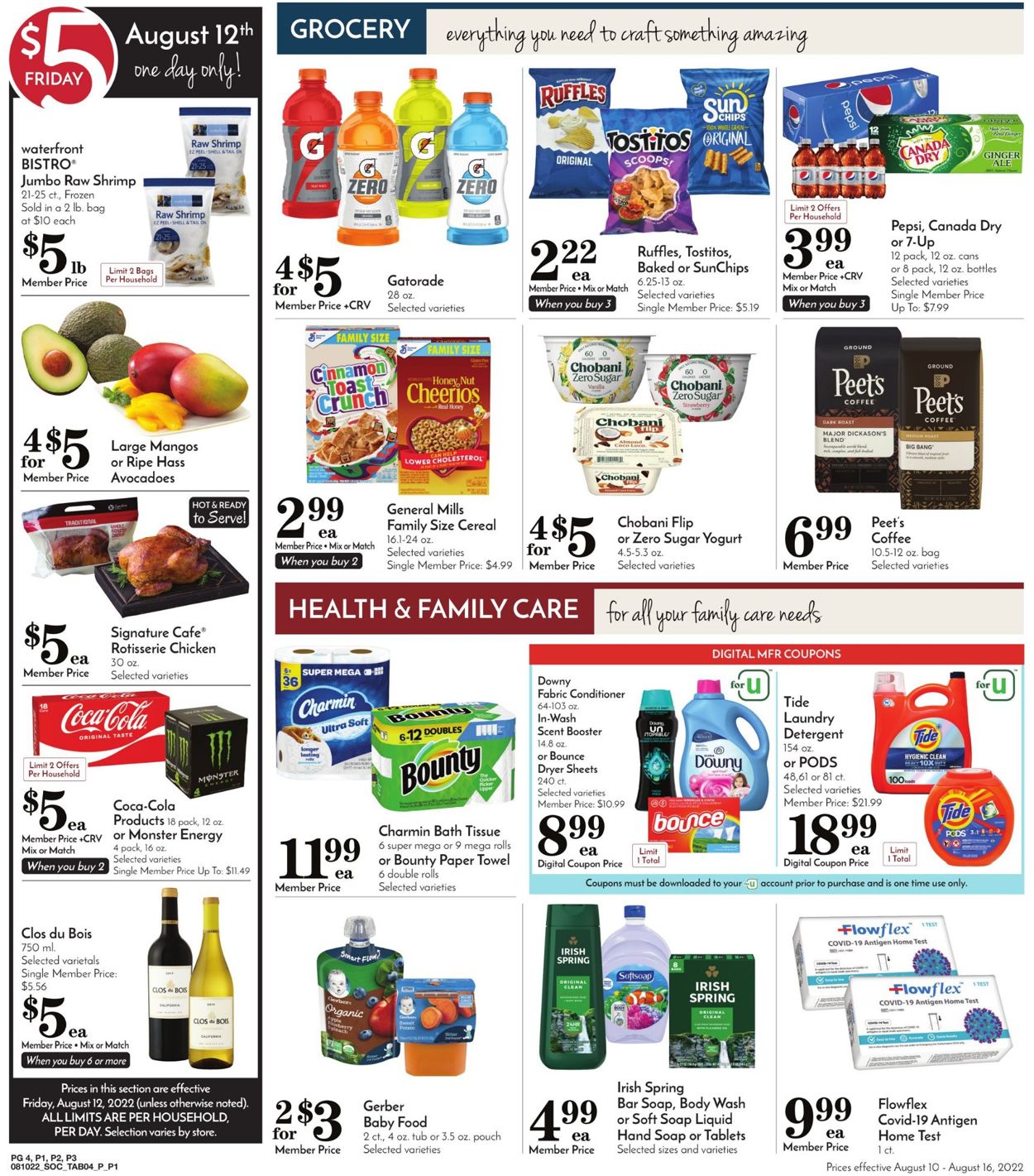Pavilions Ad from 08/10/2022