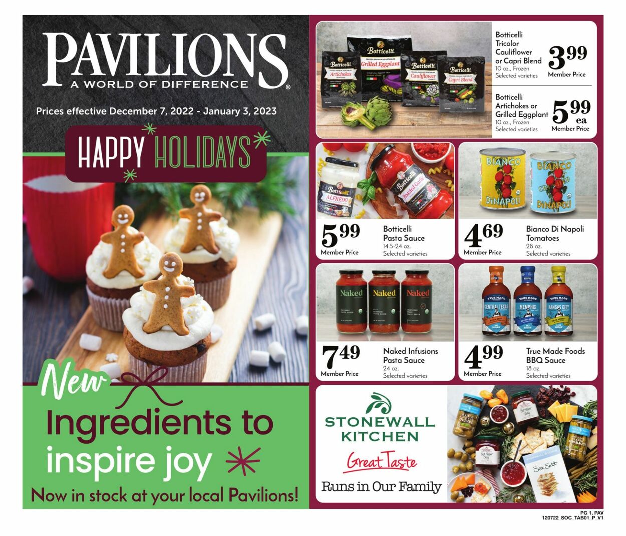 Pavilions Ad from 12/07/2022