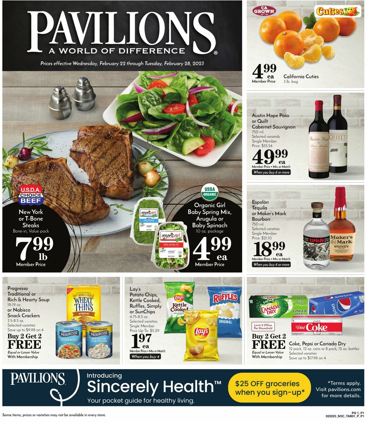 Pavilions Ad from 02/22/2023