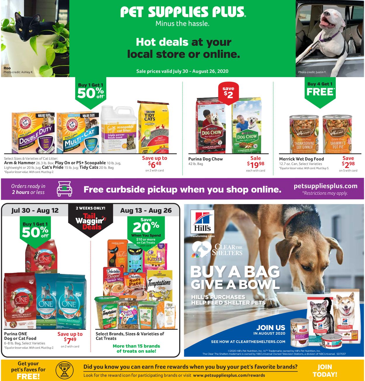 Pet Supplies Plus Ad from 07/30/2020