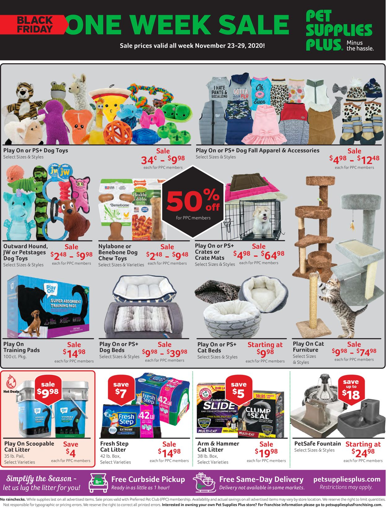 Pet Supplies Plus Ad from 11/23/2020
