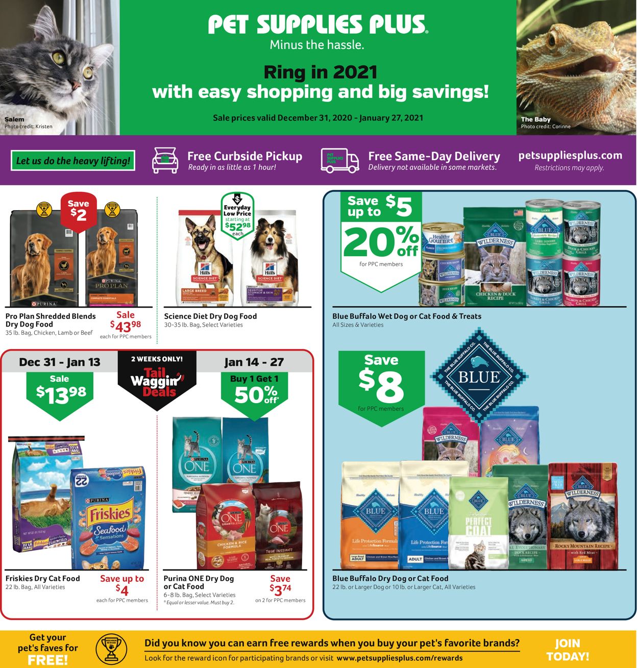 Pet Supplies Plus Ad from 12/31/2020