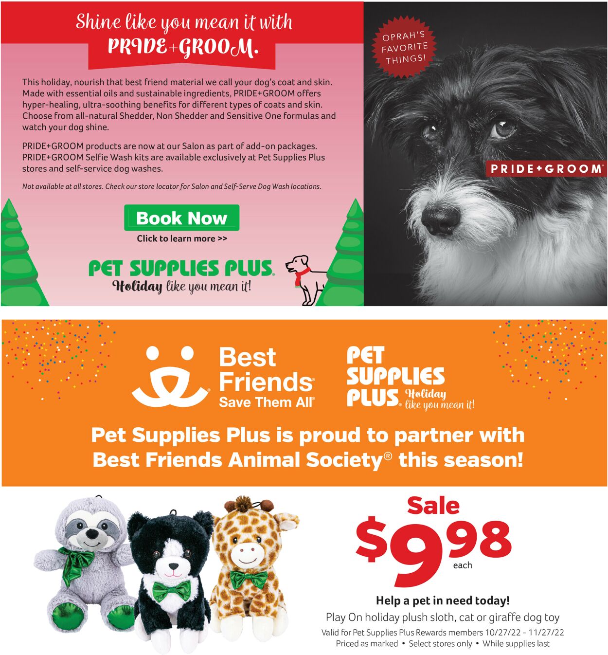 Pet Supplies Plus Ad from 10/31/2022