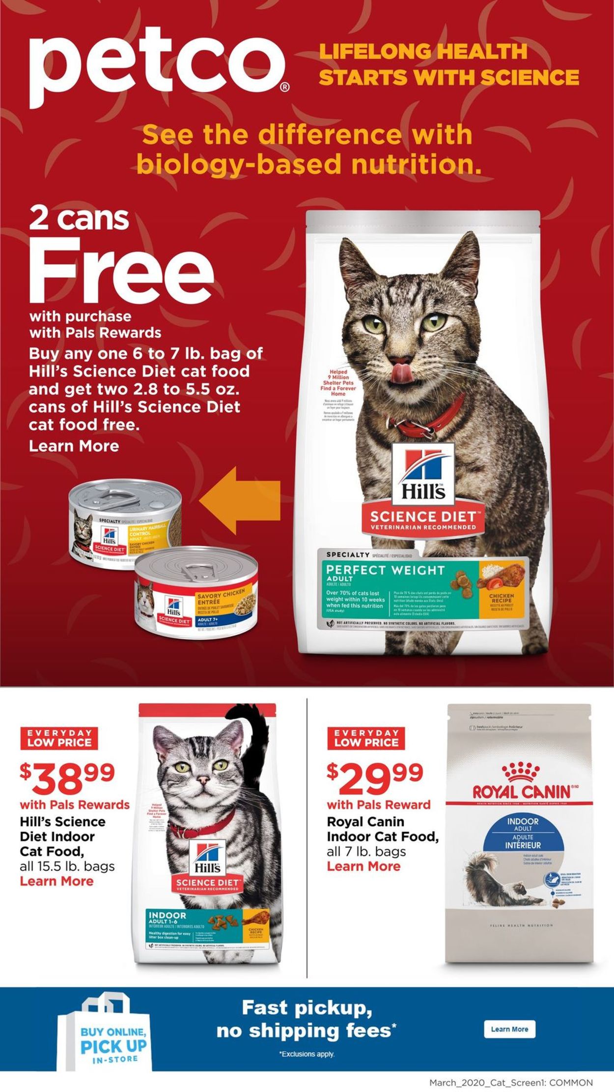 Petco Ad from 03/08/2020