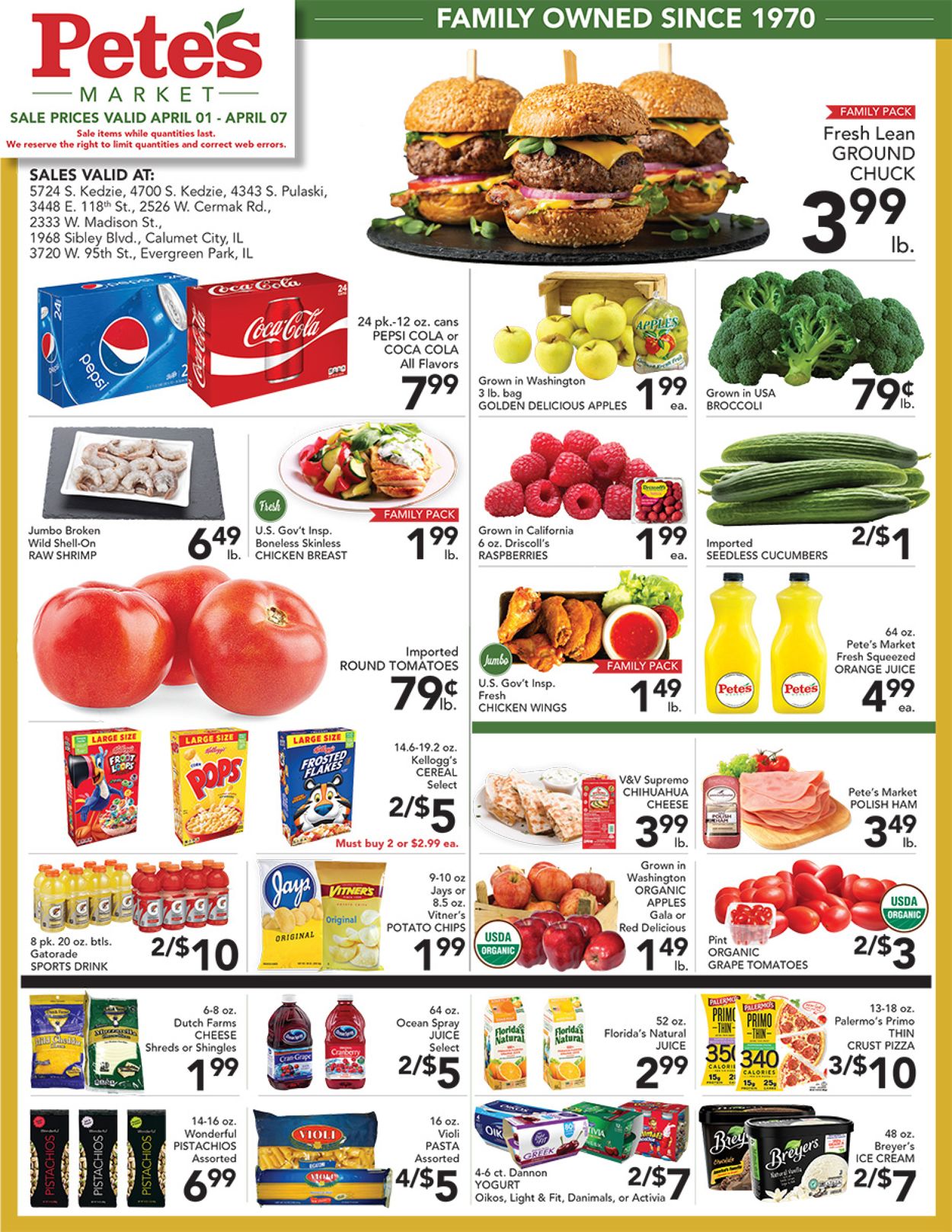 Pete's Fresh Market Ad from 04/01/2020