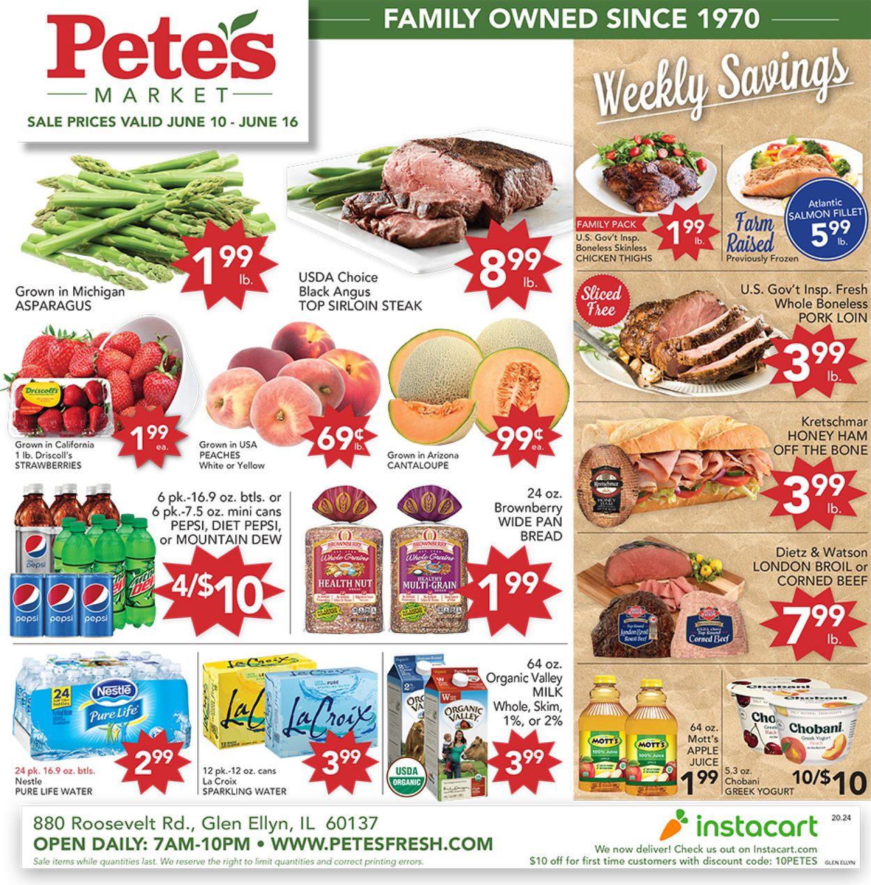 Pete's Fresh Market Ad from 06/10/2020