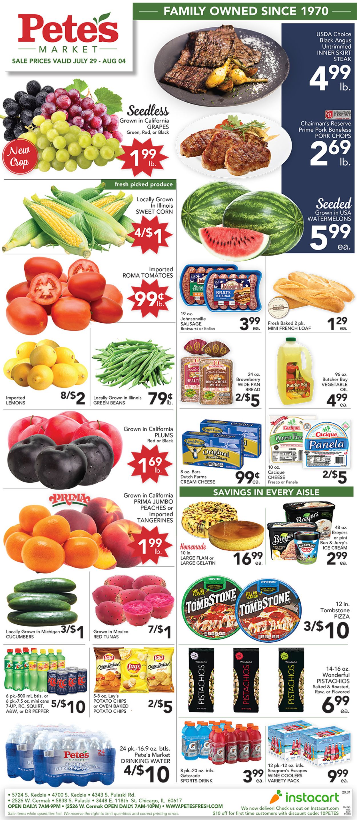 Pete's Fresh Market Ad from 07/29/2020