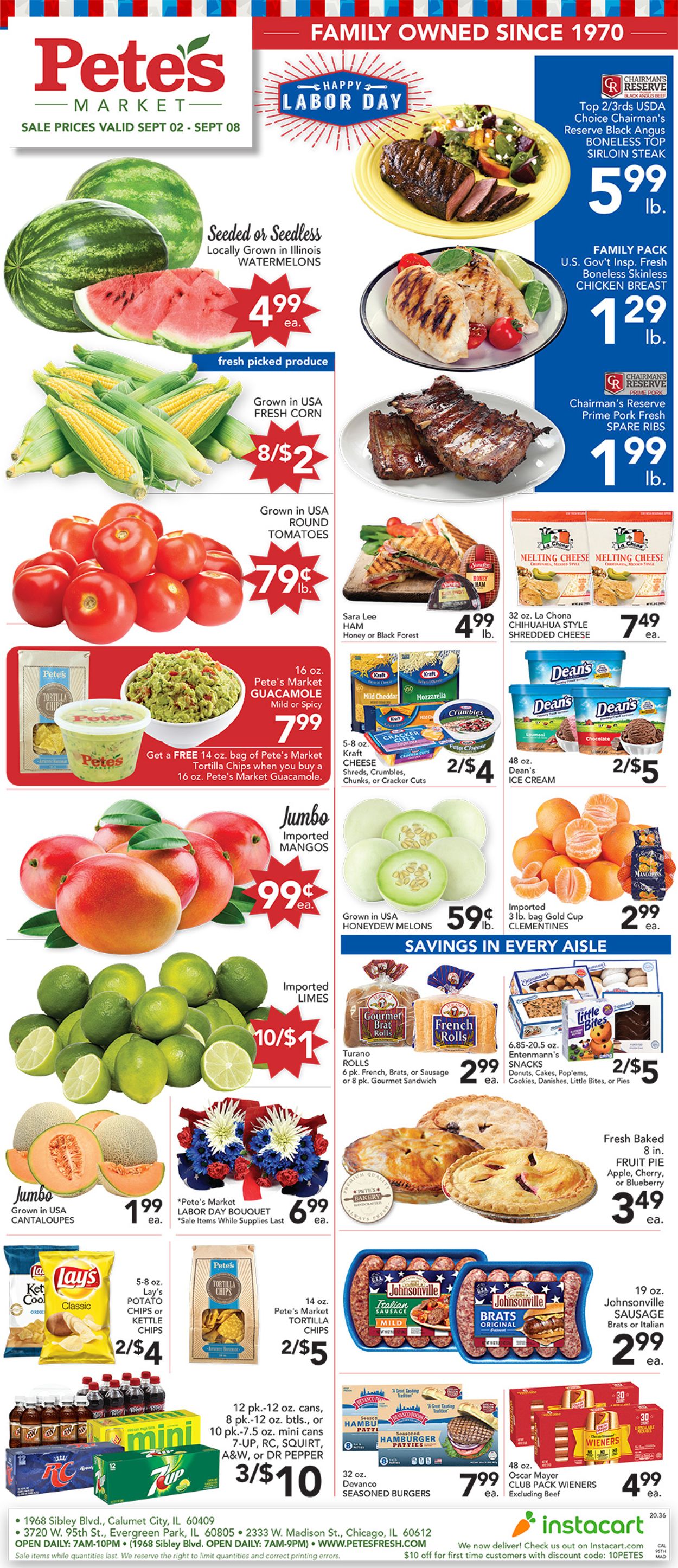 Pete's Fresh Market Ad from 09/02/2020