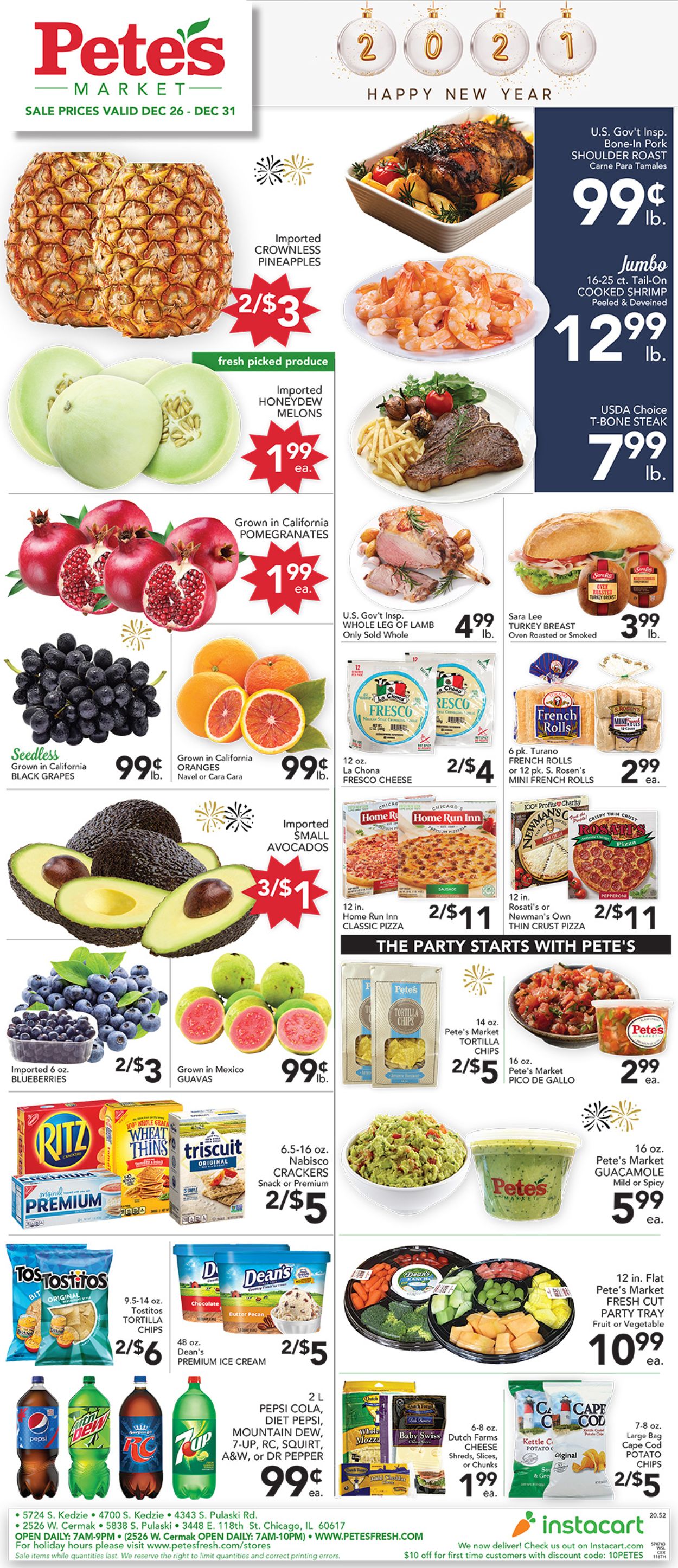 Pete's Fresh Market Ad from 12/26/2020