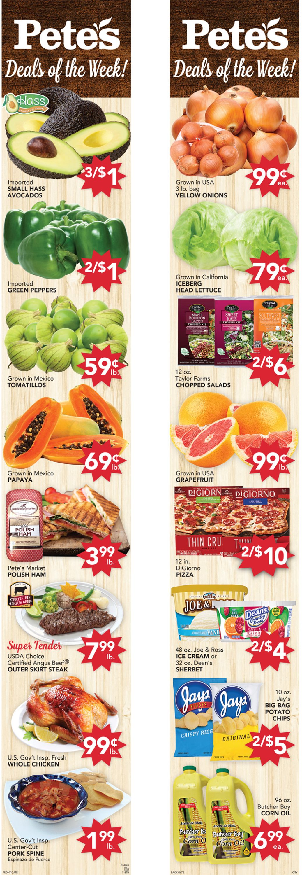 Pete's Fresh Market Ad from 01/01/2021