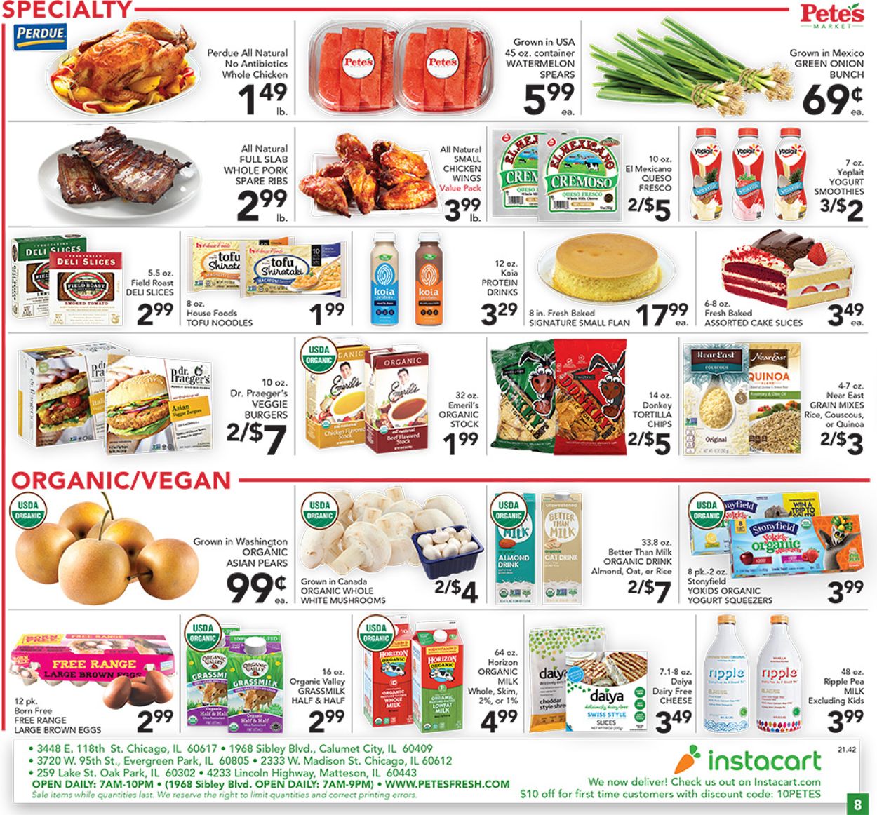 Pete's Fresh Market Ad from 10/13/2021