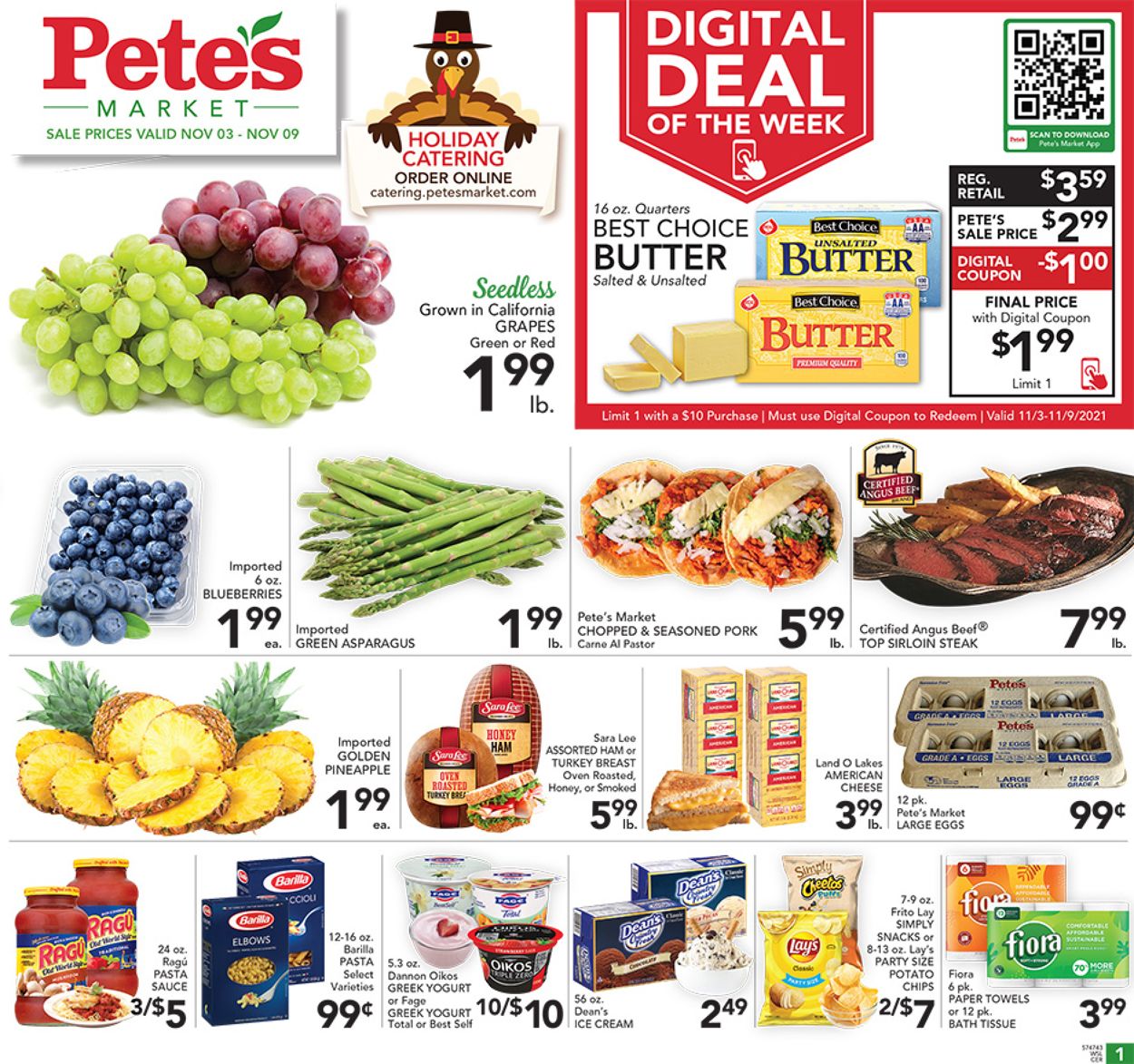 Pete's Fresh Market Ad from 11/03/2021