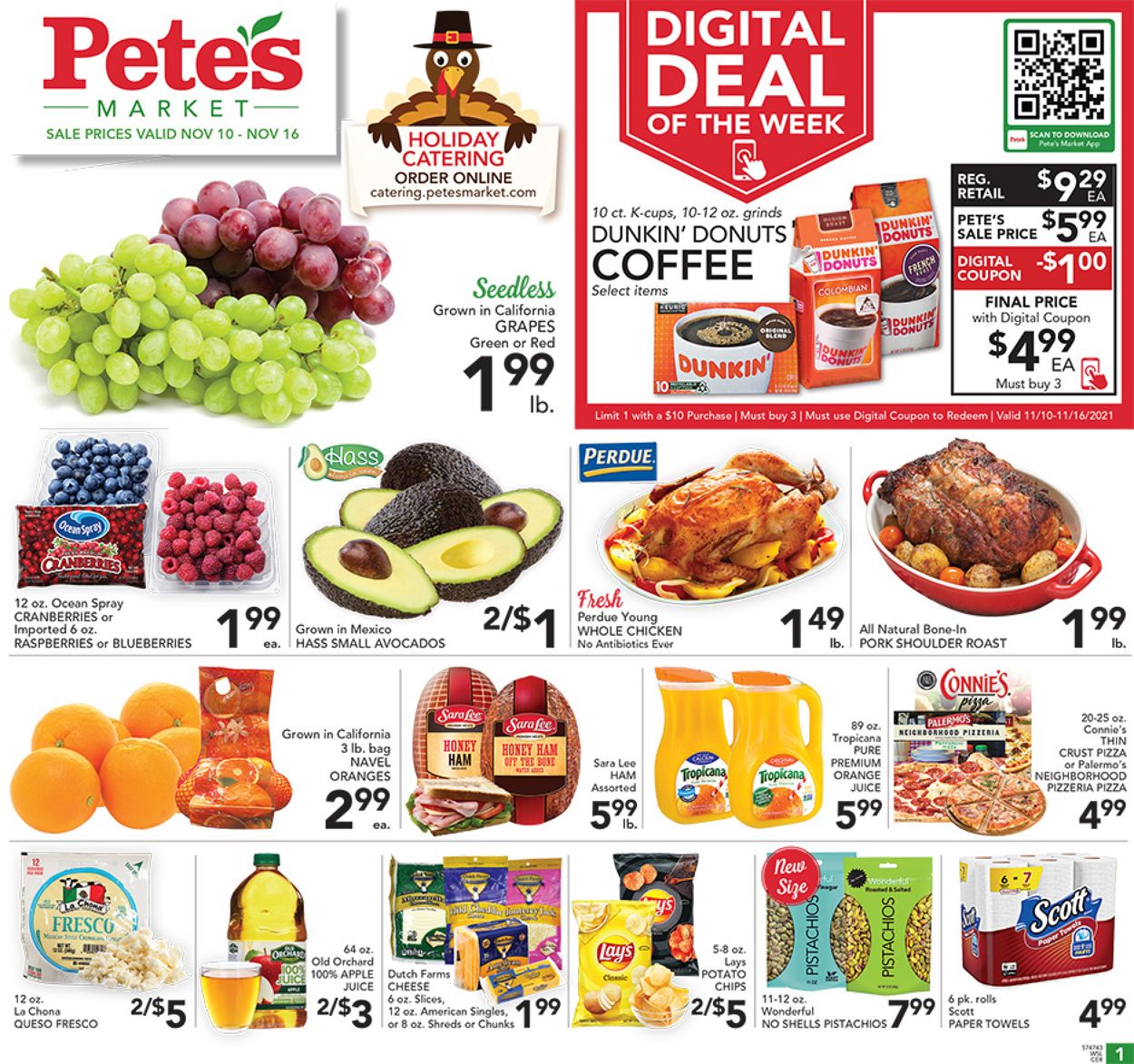 Pete's Fresh Market Ad from 11/10/2021