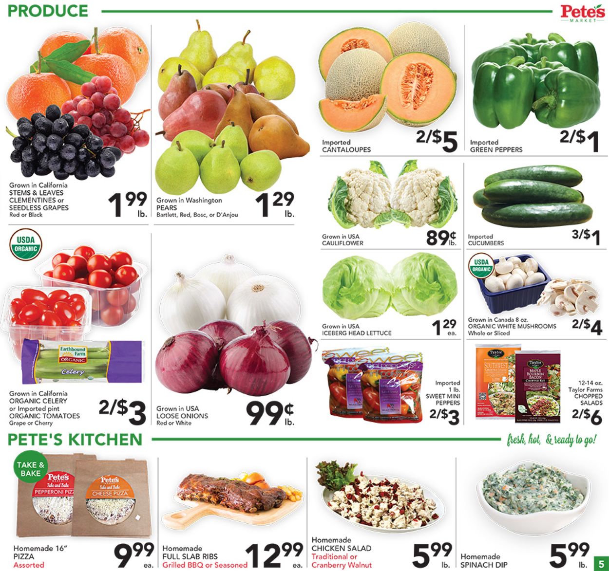 Pete's Fresh Market Ad from 12/08/2021