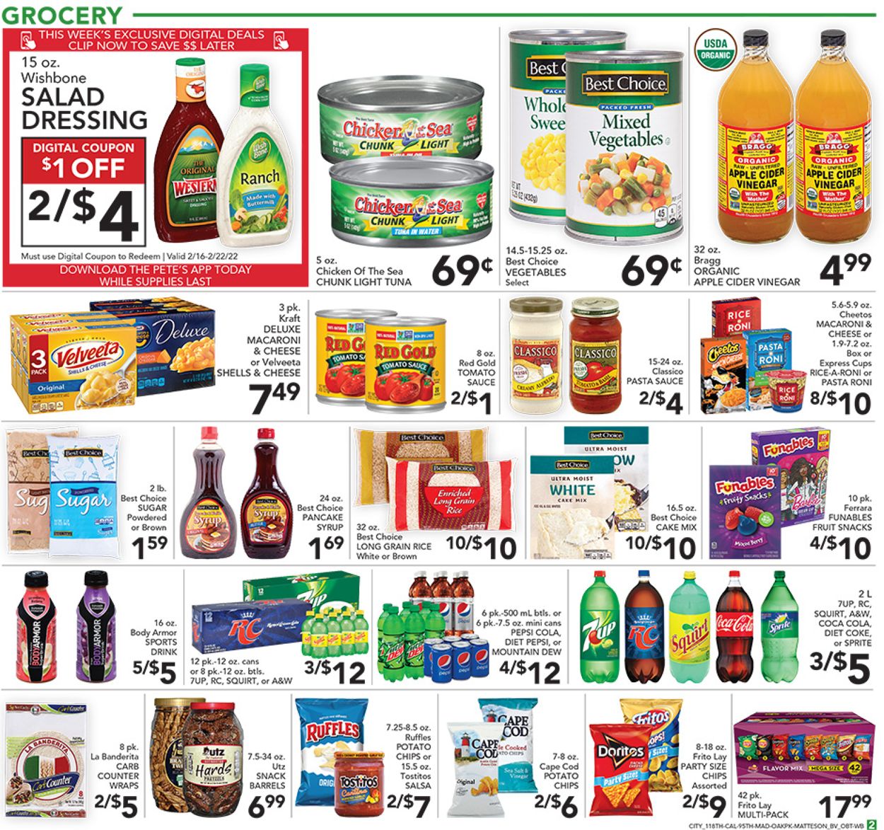 Pete's Fresh Market Ad from 02/16/2022