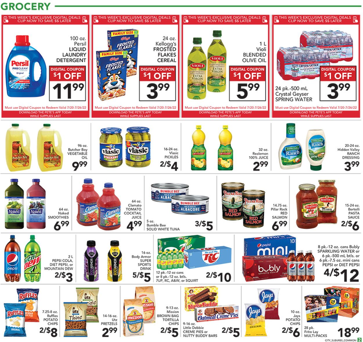 Pete's Fresh Market Ad from 07/20/2022