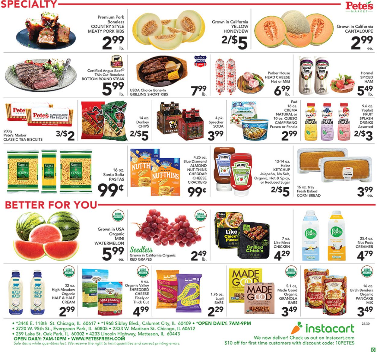 Pete's Fresh Market Ad from 07/27/2022
