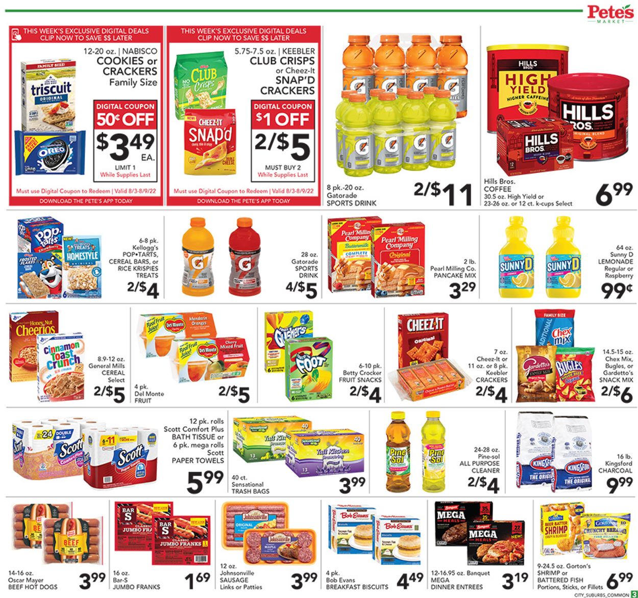 Pete's Fresh Market Ad from 08/03/2022