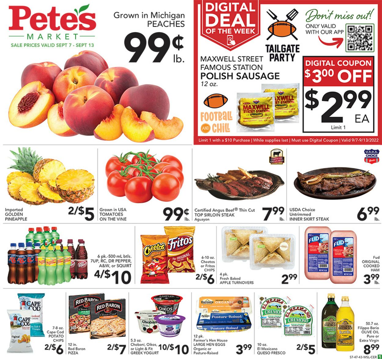 Pete's Fresh Market Ad from 09/07/2022