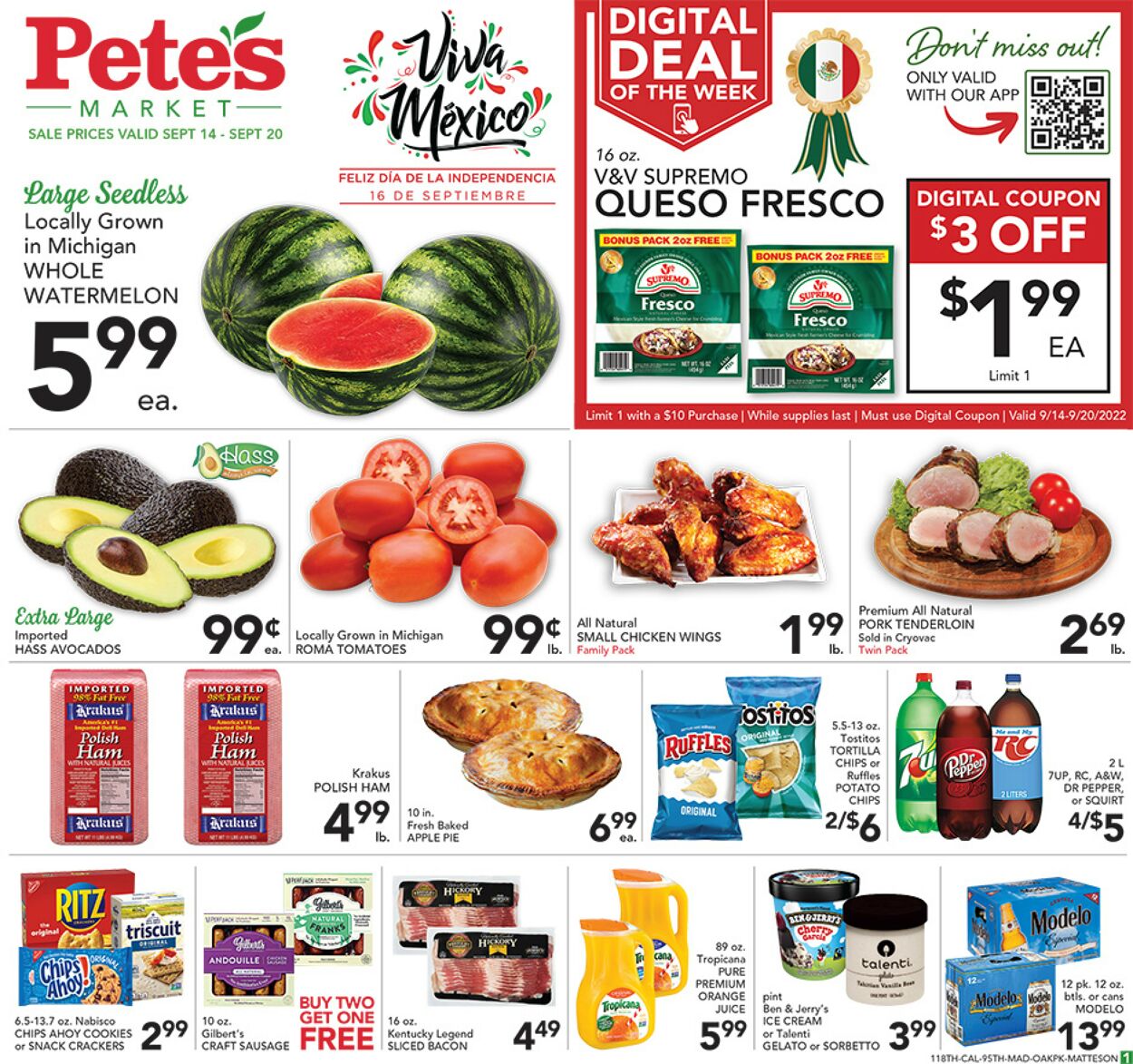 Pete's Fresh Market Ad from 09/14/2022