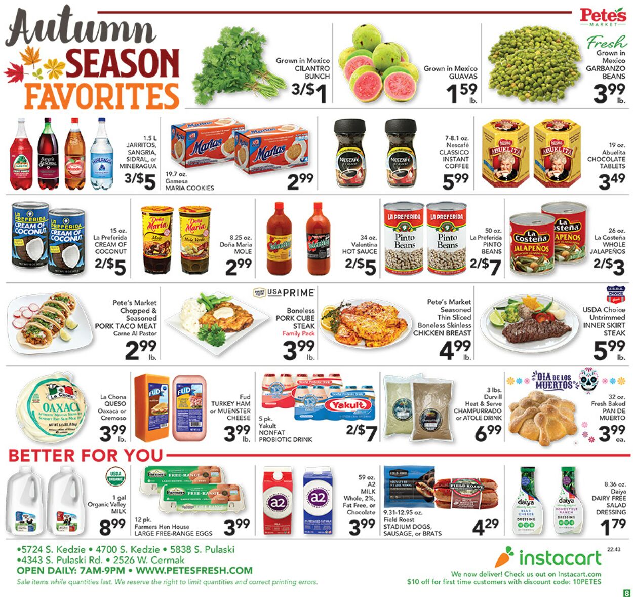 Pete's Fresh Market Ad from 10/26/2022