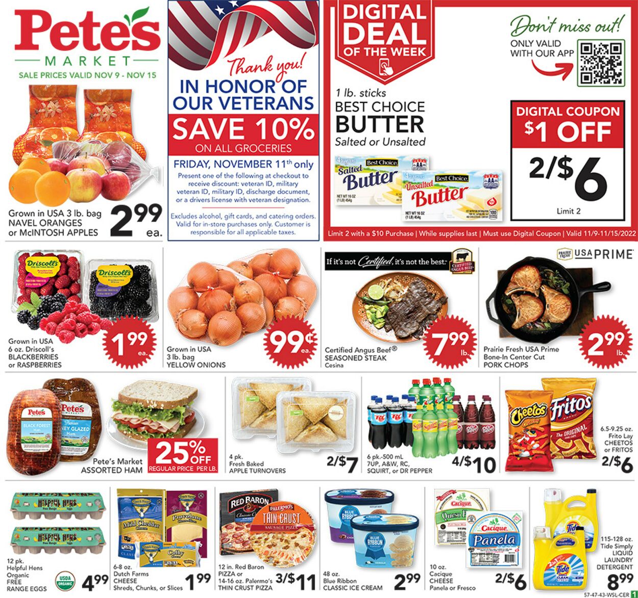 Pete's Fresh Market Ad from 11/09/2022