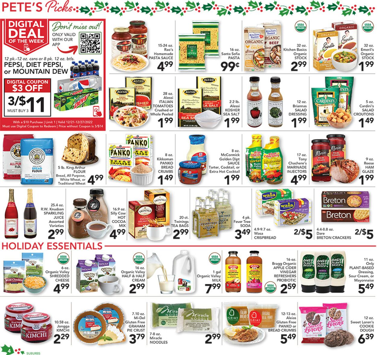 Pete's Fresh Market Ad from 12/21/2022