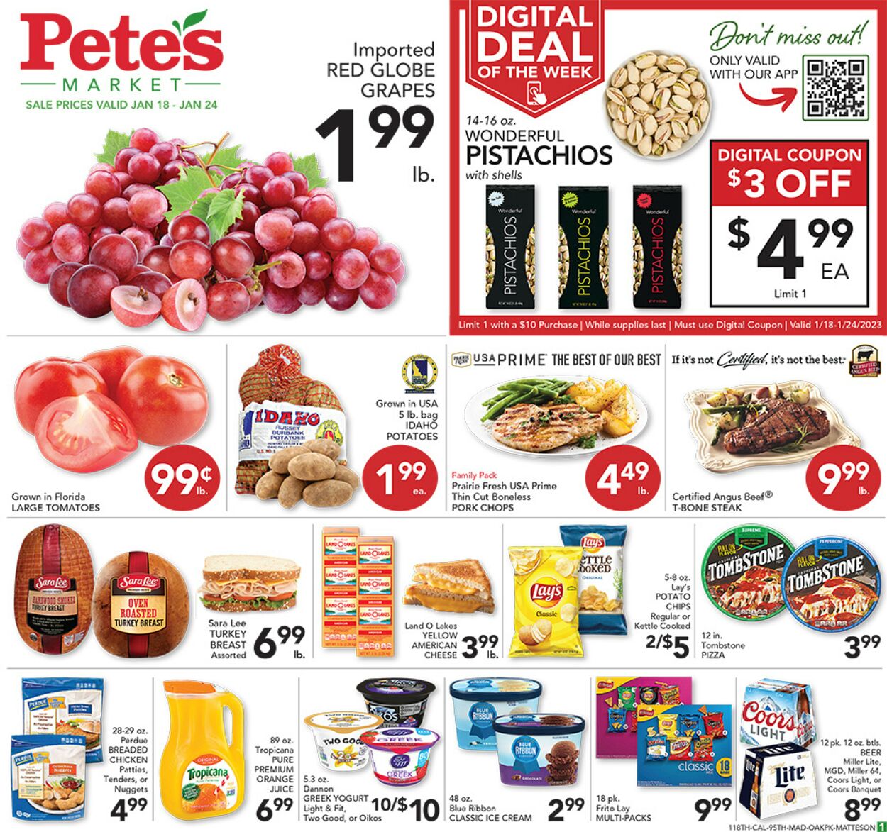 Pete's Fresh Market Ad from 01/18/2023