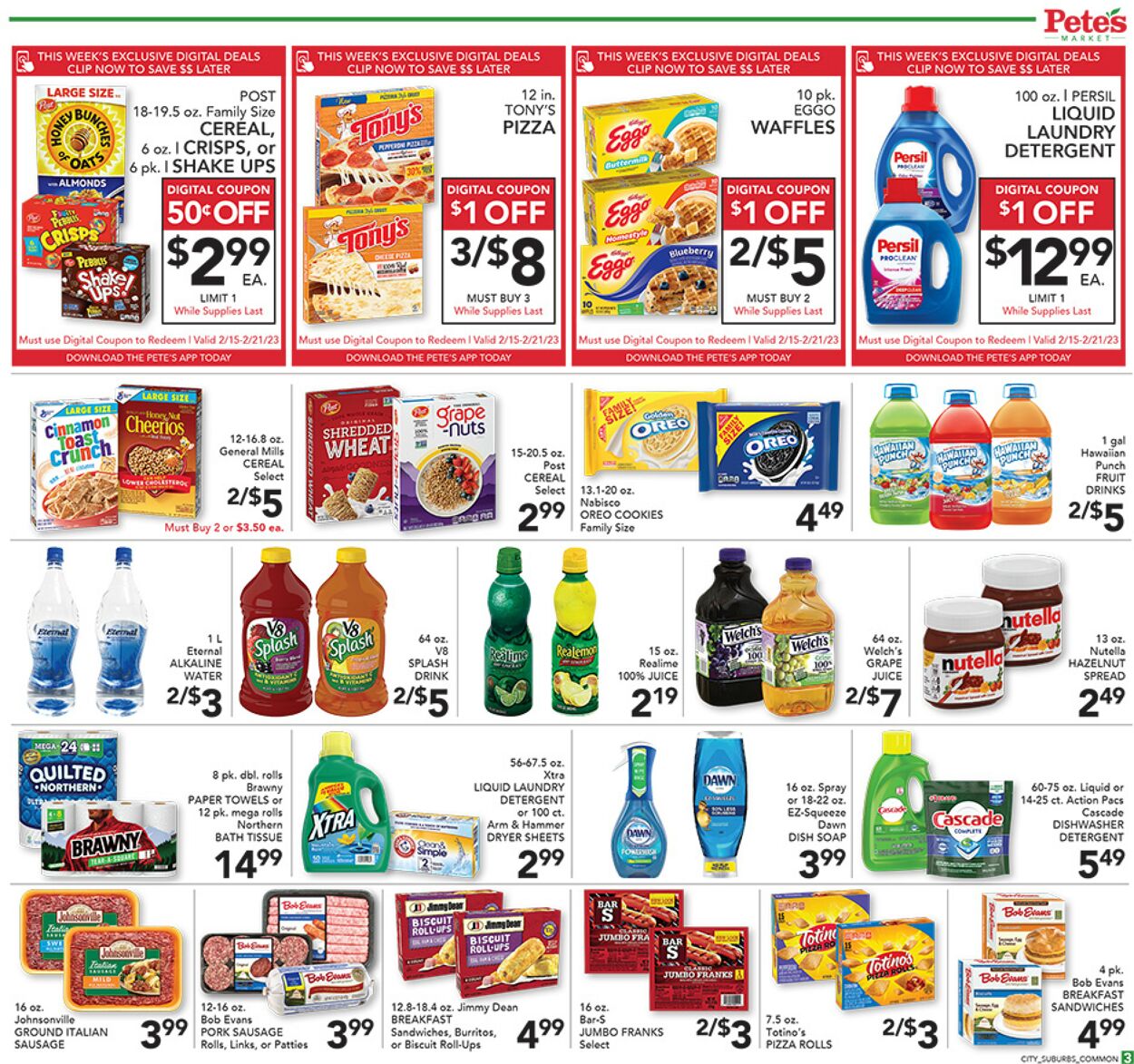 Pete's Fresh Market Ad from 02/15/2023
