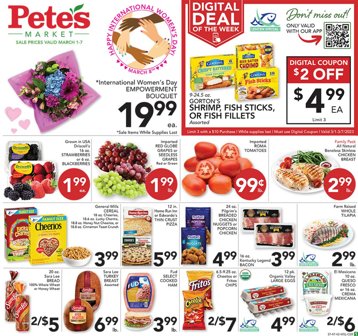 Pete's Fresh Market Ad from 03/01/2023
