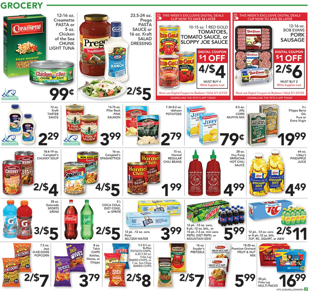 Pete's Fresh Market Ad from 03/01/2023