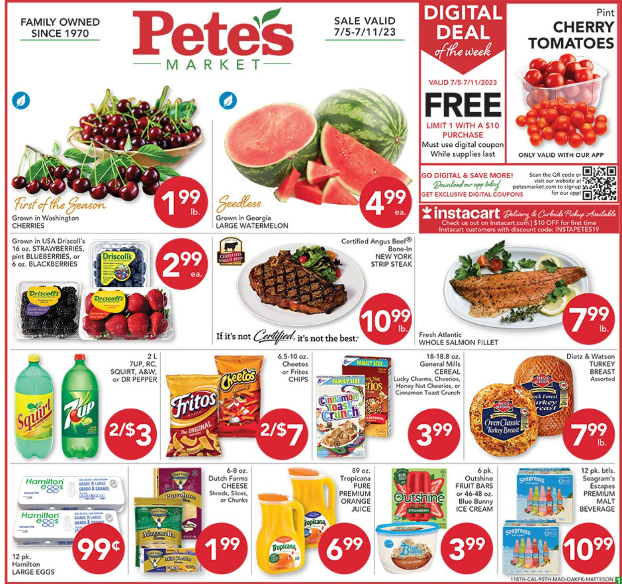 Pete's Fresh Market Ad from 07/05/2023