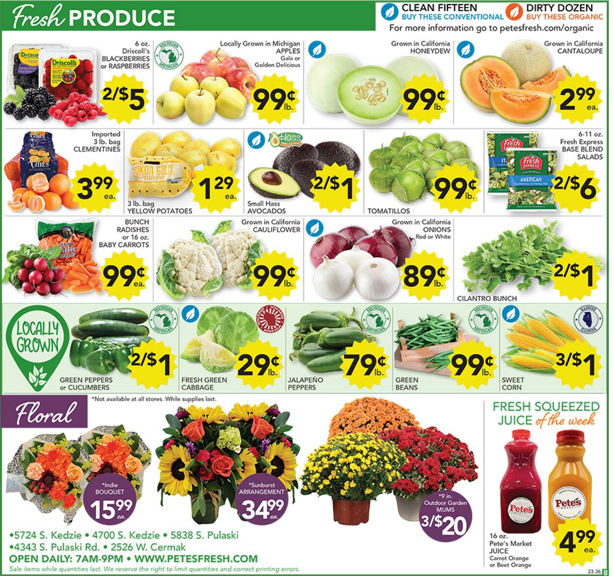 Pete's Fresh Market Ad from 09/06/2023
