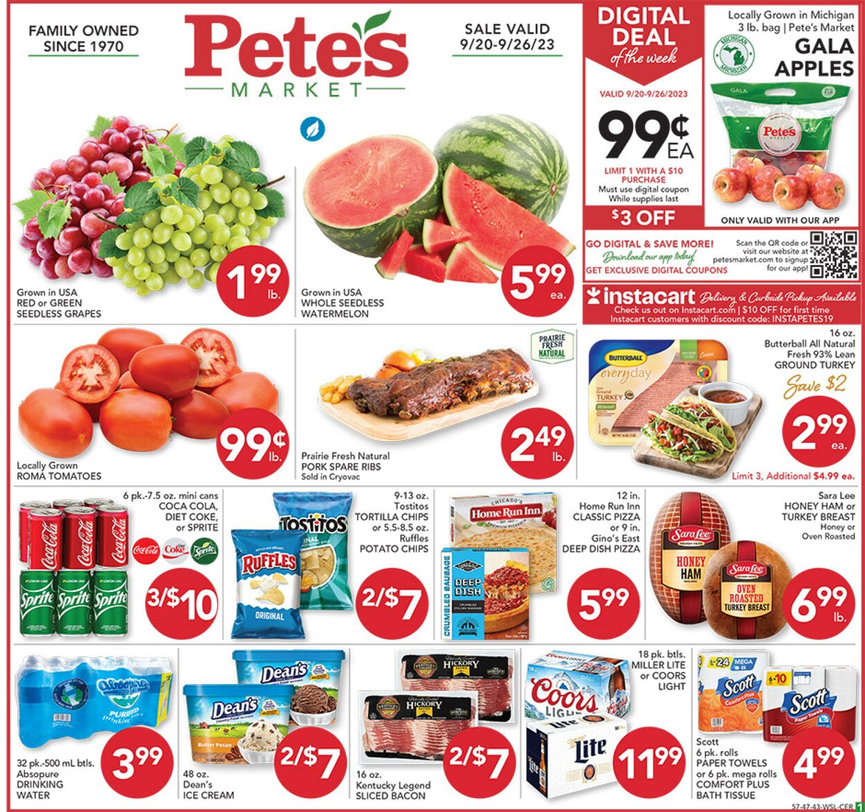 Pete's Fresh Market Ad from 09/20/2023