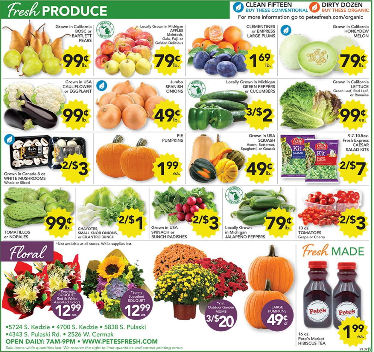 Pete's Fresh Market Ad from 09/27/2023