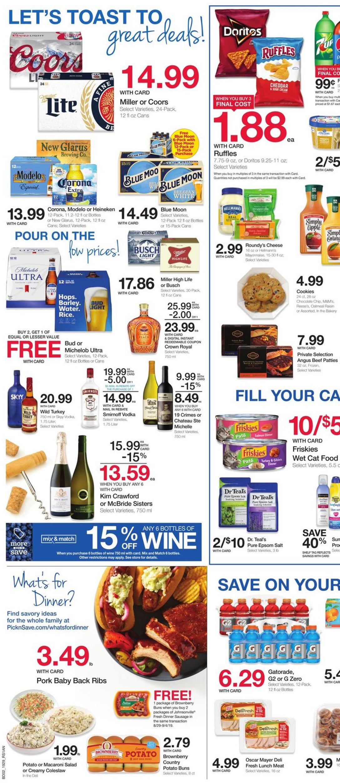 Pick ‘n Save Ad from 08/21/2019