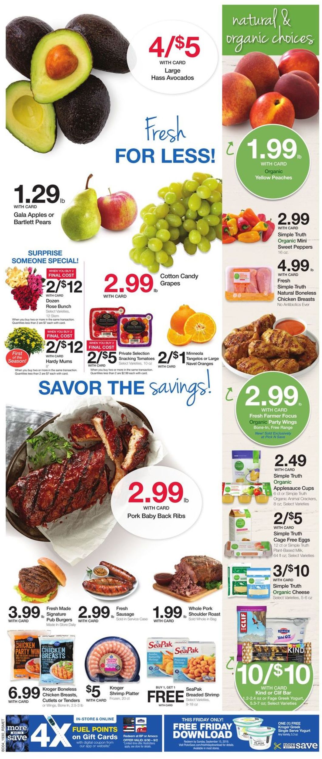 Pick ‘n Save Ad from 08/28/2019