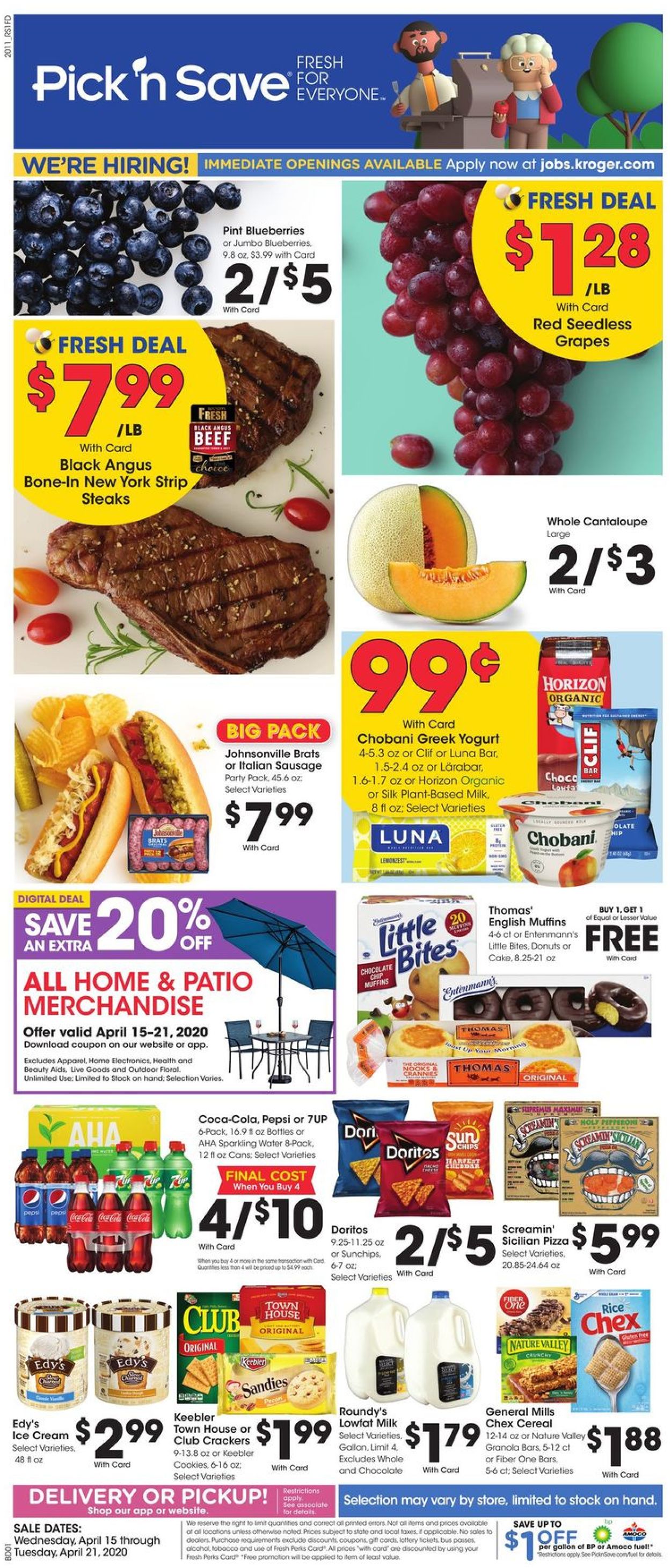 Pick ‘n Save Ad from 04/15/2020